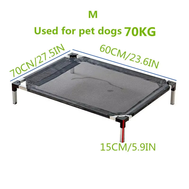 Dog Bed Elevated Bed for Dogs Folding Pet Camping Bed Cat House High Dog Bed Removable Washable Cat Dog Beds for Large Dogs