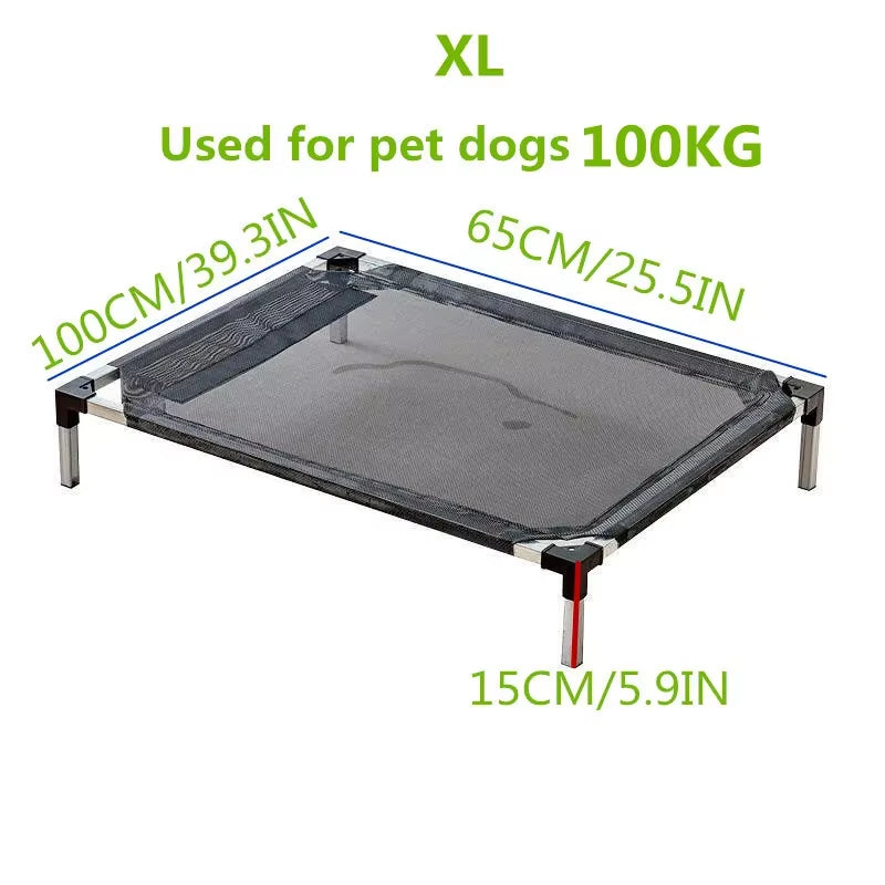 Dog Bed Elevated Bed for Dogs Folding Pet Camping Bed Cat House High Dog Bed Removable Washable Cat Dog Beds for Large Dogs